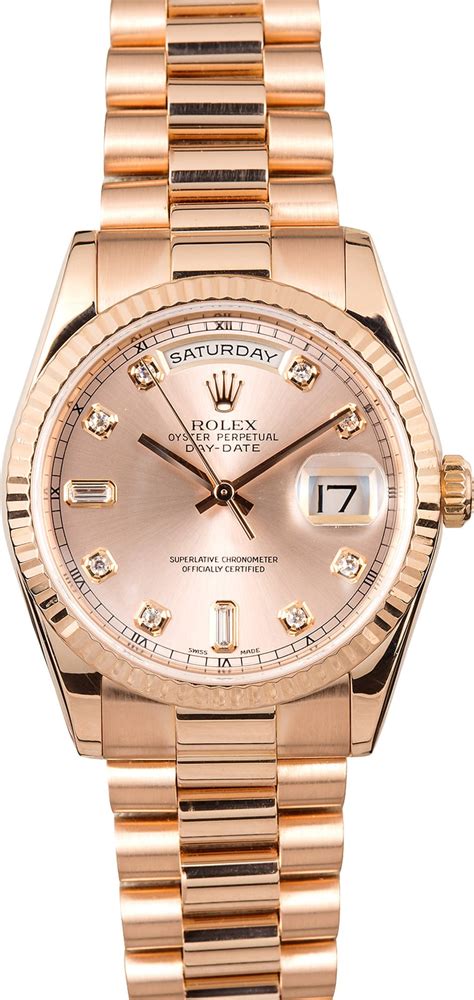 rolex oystern date rose gold|Rolex day date 40 president.